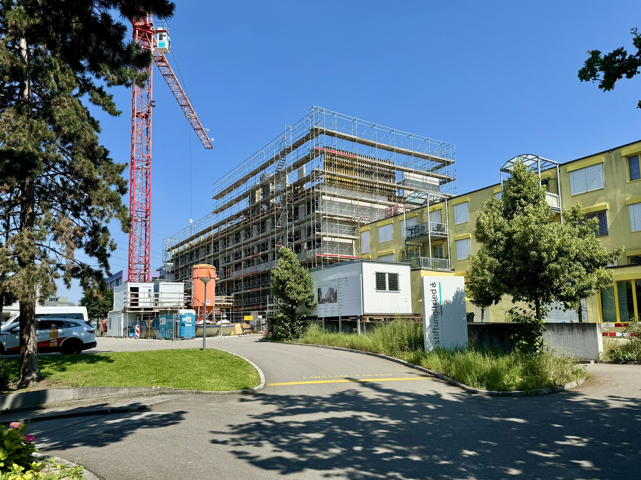 Bauarbeiten schreiten voran